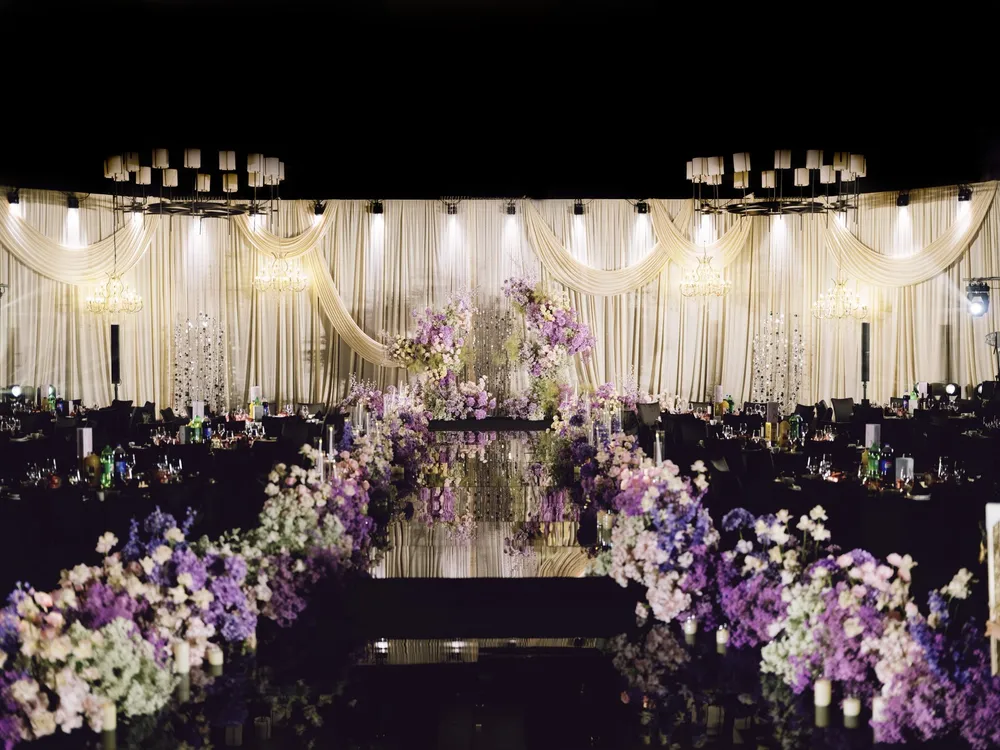 French Romance in Purple & Champagne wedding design project cover