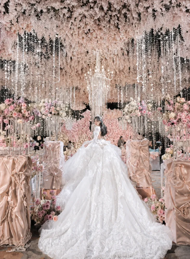 Pink Barbie wedding design project cover