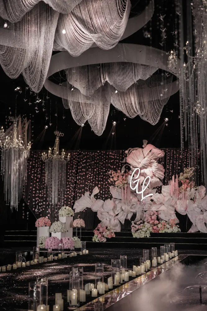 Pink Korean wedding design project cover