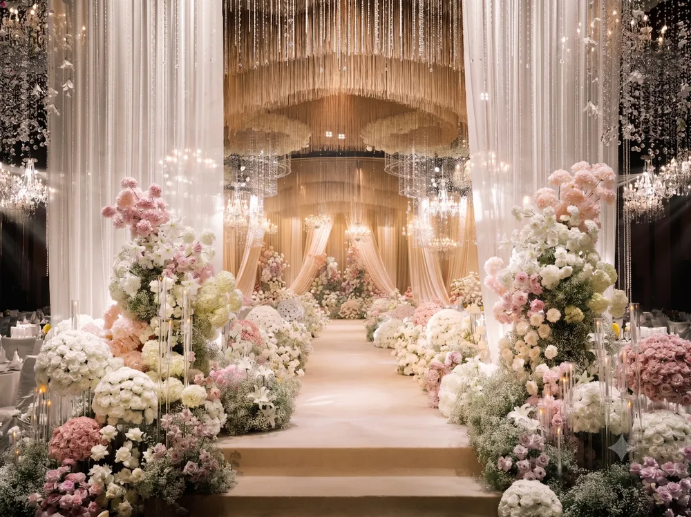 Quicksand & Champagne Gold wedding design project cover